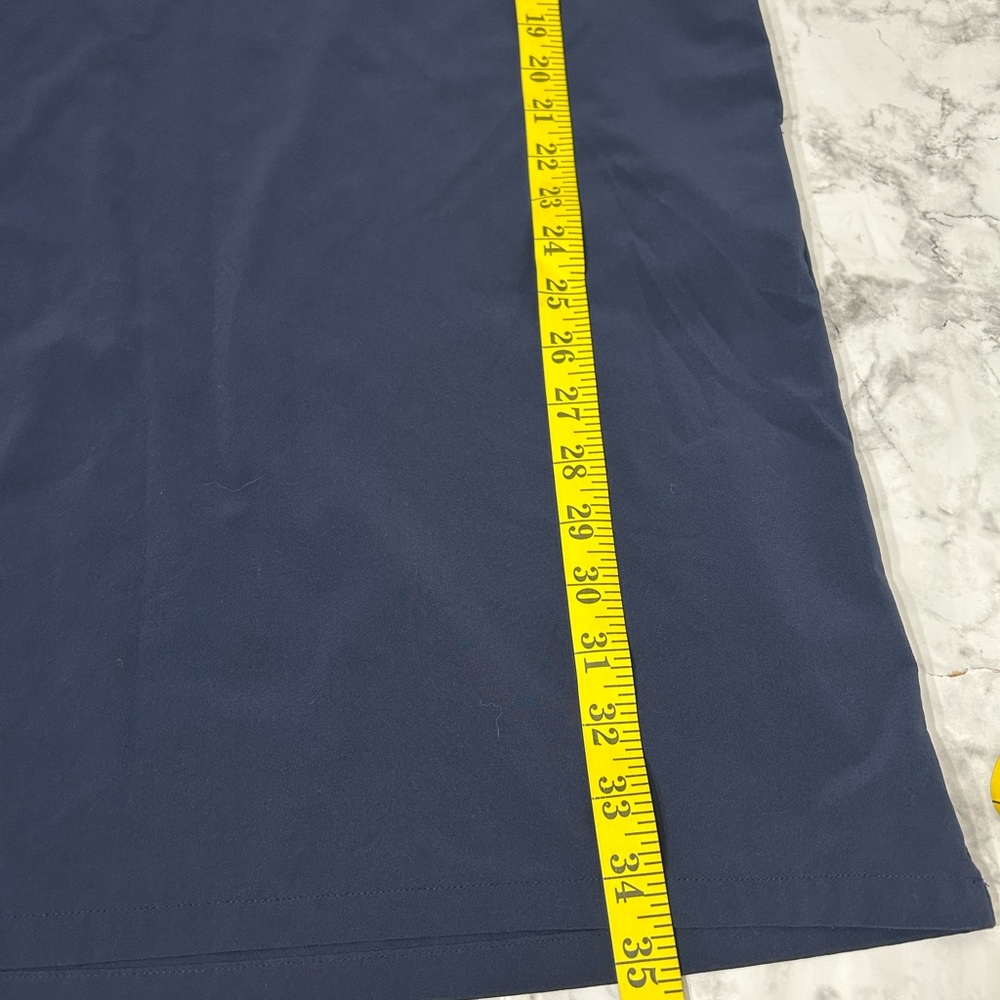 Eddie Bauer Navy V-Neck Lightweight  Women Dress Sz S EUC.  28 - Picture 6 of 10